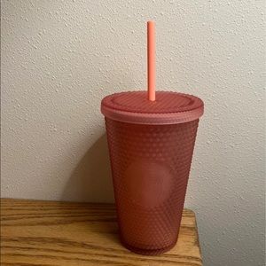 Pink jelly studded tumbler